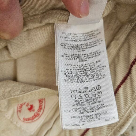 Brooks Brothers Red Fleece Chinos 36/34 - Picture 5 of 11